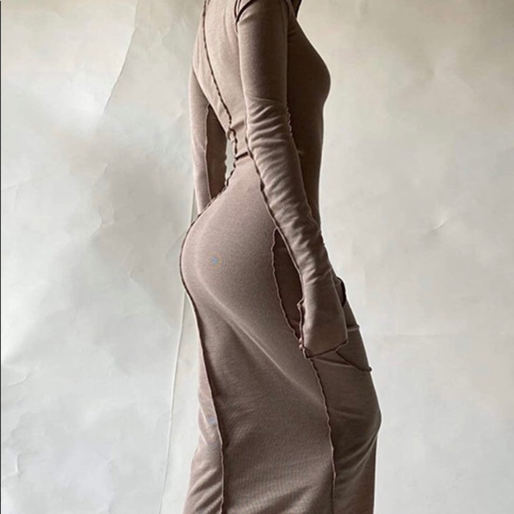Bodycon hooded dress